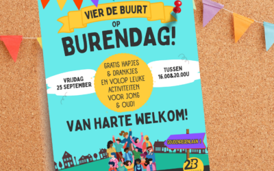 Vier de buurt!